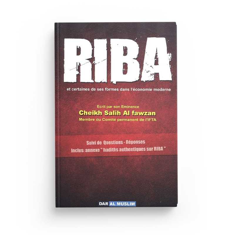 Riba - Edition al dar muslim